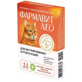 Фармавит NEO витаминно минеральный комплекс для кастрированных котов