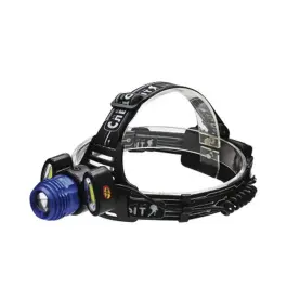 Фонарь налобный СИБИРСКИЙ СЛЕДОПЫТ ""Лайт"", 1 LED+2 COB, zoom, аккум, 220В