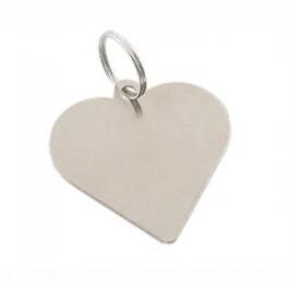 Медальон-адресник Сердце 3,5см