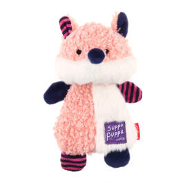 Игрушка Gigwi для маленьких собак "Лиса с пищалкой", 17,5см