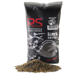 Прикормка рыболовная RS black series Фидер (черный)