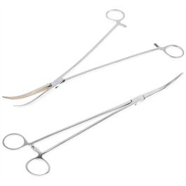 Клещи Akara загнутые 28см