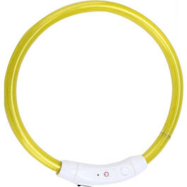 Ошейник светящийся, силикон, 65см