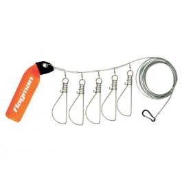 Кукан FLAGMAN на 5 застежек с поплавком