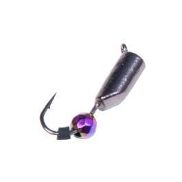 Мормышка вольфрамовая "Столбик" шаром, Хамелеон 085/035/15