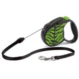 Рулетка FLEXI Safari S 12кг, 5м, трос зеленый