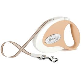 Рулетка FLEXI Collection S 12кг 3м шлея, кофе-латте