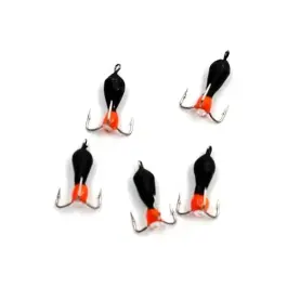 Мормышка вольфрамовая безнасадочная ЯМАН Черт с петлей, капля с глазком, 0,9 г