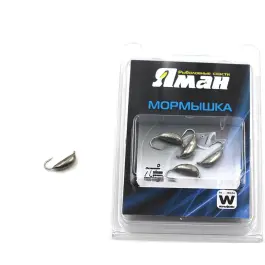 Мормышка вольфрамовая "ЯМАН" Банан с ушком 0,7гр, цв.никель