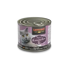 200гр Консервы Leonardo Rabbit для взрослых кошек от года с Кроликом