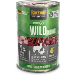 400гр Консервы Belcando Baseline Wild & Ente / Venision&Duck для взрослых собак всех пород с Дичью и уткой