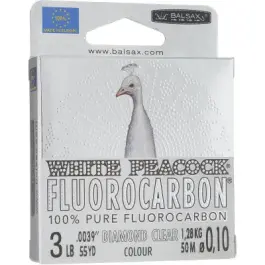 Флюорокарбон BALSAX White Peacock 0,40мм 50м