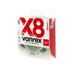 Плетенка Lucky John VANREX x8 BRAID Fluo Green 125м 0.12мм