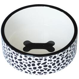 Миска керамическая N1 Жираф белая 12,5*5см, 440мл