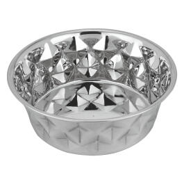 Миска Mr.Kranch Daimond из нержавеющей стали с керамическим покрытием Пурпурная, 400мл