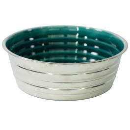 Миска Mr.Kranch из нержавеющей стали с керамическим покрытием Cyclo 1,2л, изумрудная