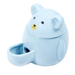 Кормушка для мелких животных "Мишка", керамическая 110*85*90