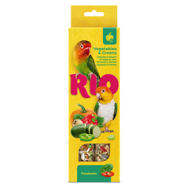 2*75гр RIO Sticks палочки для средних попугаев с овощами и зеленью