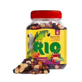 160гр Лакомство RIO Ягодная смесь для средних и крупных попугаев