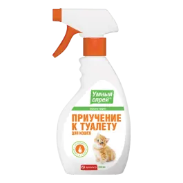 Умный спрей Apicenna приучение к туалету для кошек, 200мл