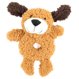 Игрушка AROMADOG Rescue Собачка-кольцо для собак с пищалкой Рыжая, 25см
