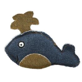 Игрушка Barry King для котов Кит из прочного материала синий, 11*9см