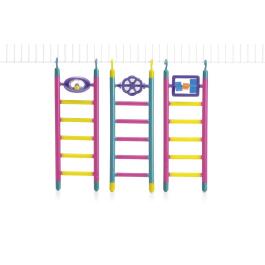 Игрушка для птиц Beeztees "Лесенка с игрушкой 6 шагов", 21см