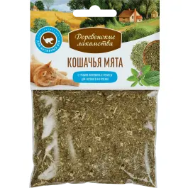 15г Лакомства "Деревенские Лакомства" Кошачья мята, Лимонник и Мелисса
