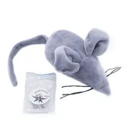 Игрушка GoSi для кошек "Крыса Таня" с валерианой 15см