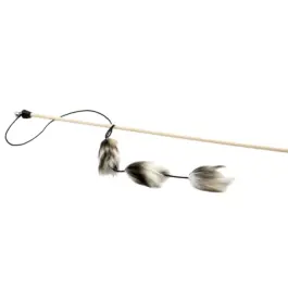 Удочка-Дразнилка GoSi для кошек "Кисточки рыси"