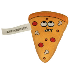 Игрушка Mr.Kranch для собак кусочек пиццы с пищалкой, 11см