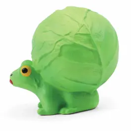 Игрушка Triol "Лягушка с капустой" для собак, 9,7см