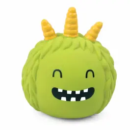 Игрушка Triol "Зеленый монстрик с рожками" для собак, 7,6см