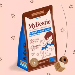 0,4кг Корм MyBestie Mei kun для кошек породы Мэйн Кун