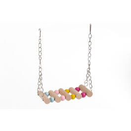 Качели-лесенка WOGY для птиц на цепочке, 13*6см