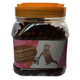 Лакомство в развес О-Дог Палочки для котов Телятина, Утка 1кг