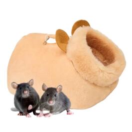 Дом-норка LOORI для грызунов Бежевый, 17*14см