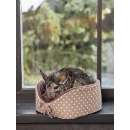 Лежак LOORI для грызунов Коричневые звёзды, 23*14см