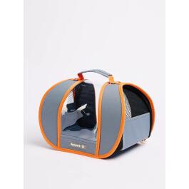 Сумка-переноска LOORI "Аurora" Серо-рыжая, 32*22*23см