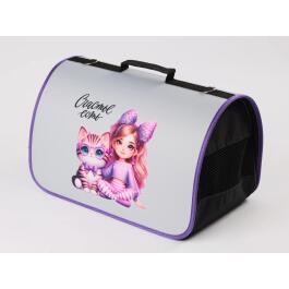 Сумка-переноска LOORI "Счастье есть", 46*28*29см