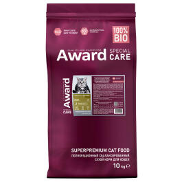 10кг Корм Award SPECIAL CARE Sensitive Digestion для взрослых кошек с чувствительным пищеварением со свежим мясом Утки