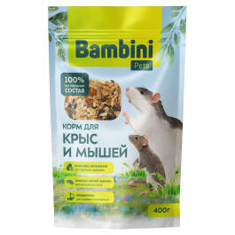 400г Корм Bambini Pets для крыс и мышей