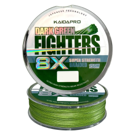Шнур плетеный KAIDA Pro Fighters 8x150м 0,10мм, Green