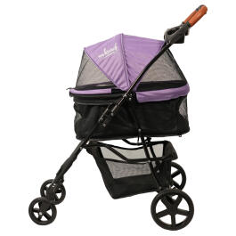 Коляска прогулочная Mr.Kranch для собак и кошек до 15кг, Фиолетовая