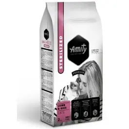 2кг Корм Amity Premium Sterelized Cats Lamb&Rice для стерилизованых кошек с Ягненком и Рисом