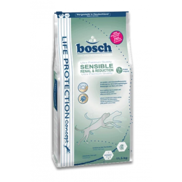 11,5кг Корм Bosch LPC Sensible Renal & Reduction для взрослых собак всех пород для профилактики хронической почечной недостаточности