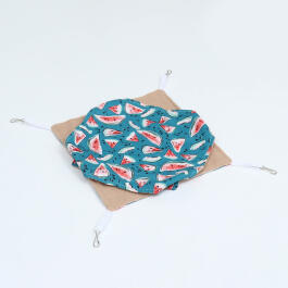 Гамак LOORI "Арбузики" для грызунов, 23*23см