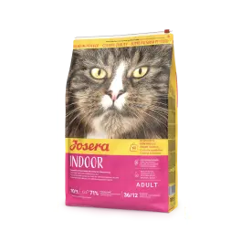 10кг Корм Josera Indoor (Adult 36/12) беззерновой для стерилизованных кошек с домашней Птицей, рыбой и чечевицей