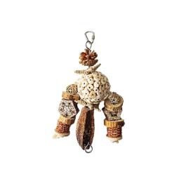 Игрушка BONITAPET для птиц "Лесник", 18*10см