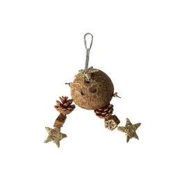 Игрушка BONITAPET для птиц "Кокосик", 15*9см